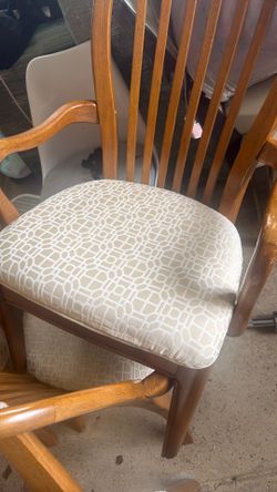 Dining table and chairs
