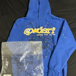 Sp5der TC Blue Hoodie