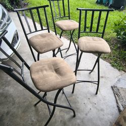Set of 4 Counter Height Bar Stool