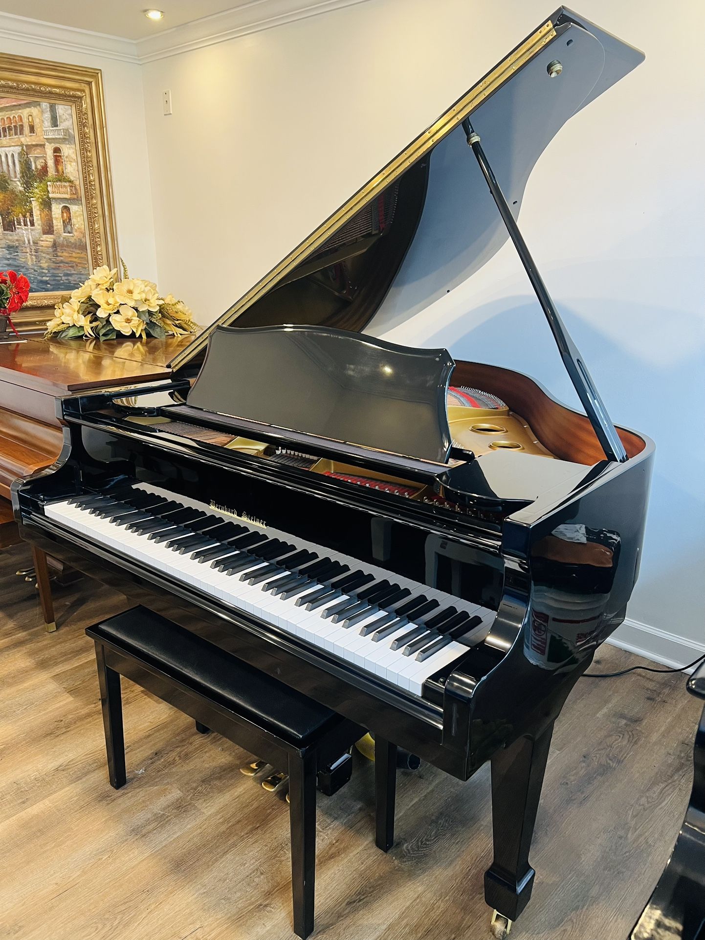 Steiner Black Gloss Baby Grand Piano-2000$