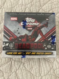 🔥Deadpool Topps 2025 chrome hobby box