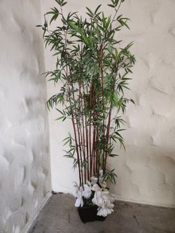 Beautiful 7 ft tall fake bamboo tree
