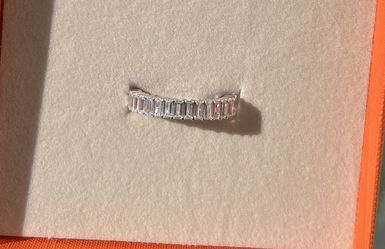 Moissanite Eternity Ring