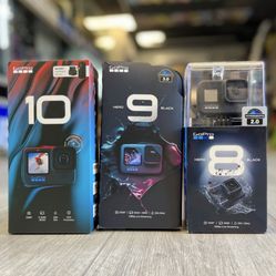 GoPro Hero 8, Hero 9 & Hero 10 Available 