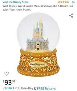 Disney castle globe brand new