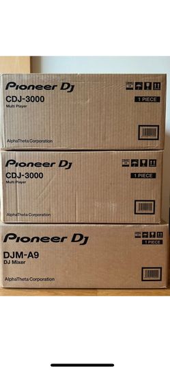 Cdj3000(2)A9 Pioneer Mixer Combo Open Box