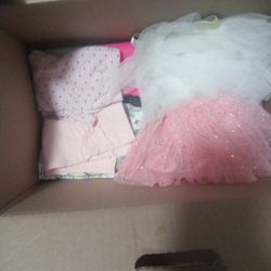 Box Of Baby Girl clothes