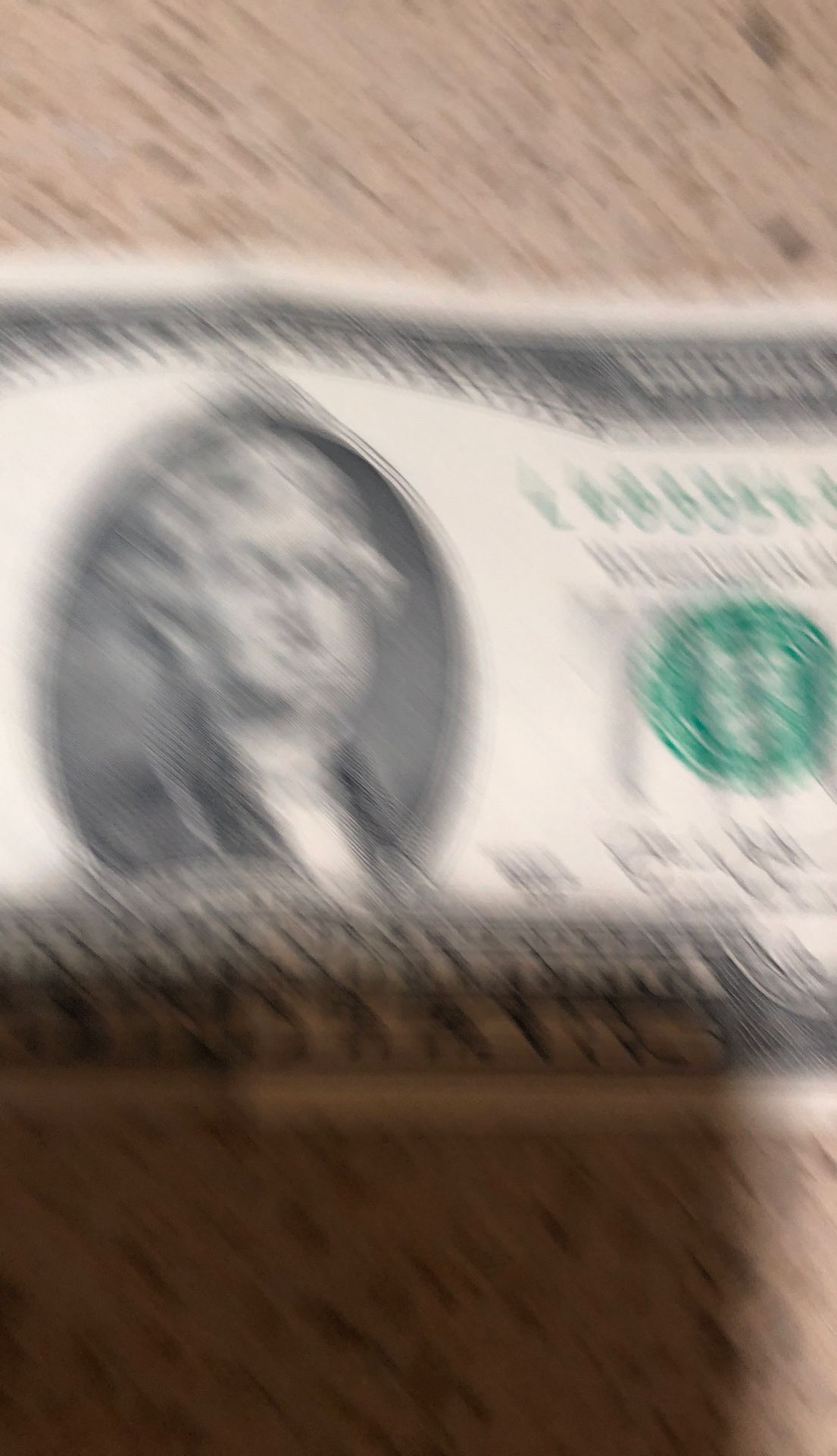 Original 2 dollar bill