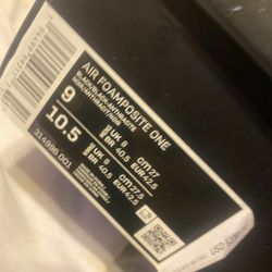 Size 9.5 Nike Foams Used $120