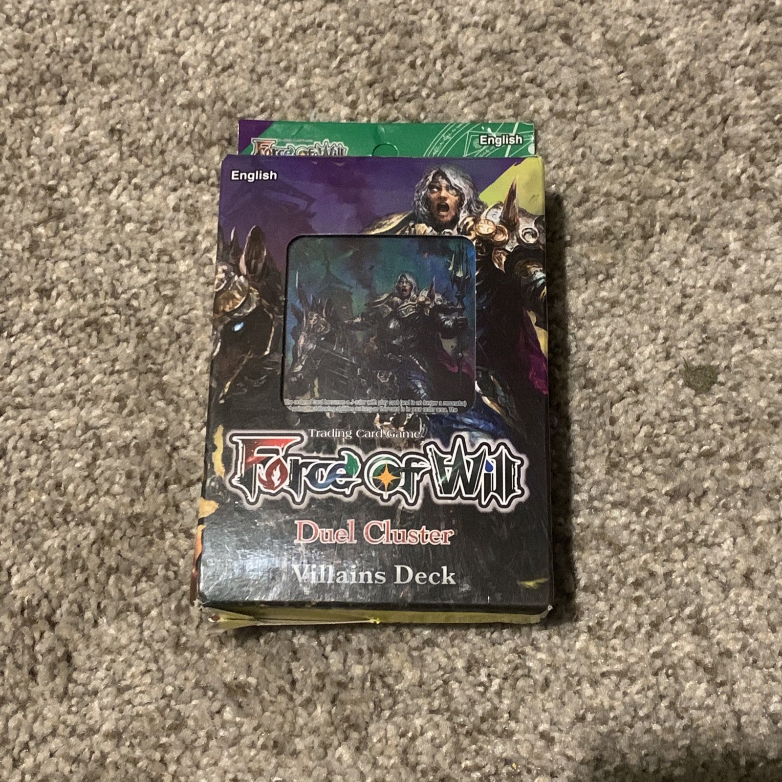 Force Of Will FoW Duel Cluster 01 Villains Starter Deck - 61 Cards