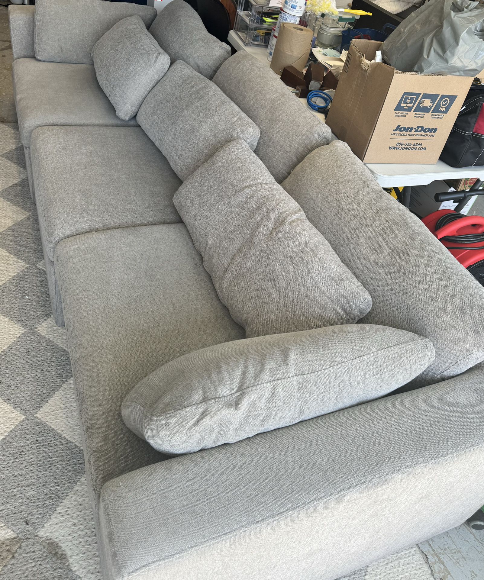 Sectional Fabric Sofa $150