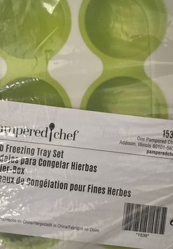Pampered Chef HERB FREEZING TRAYS (SET OF 2) #1539 NIP Retired