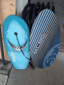 Boggie board & skin board