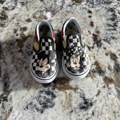 Toddler Size 6 1/2 Vans - Disney Vans -Mickey Mouse Shoes - Mickey Mouse vans