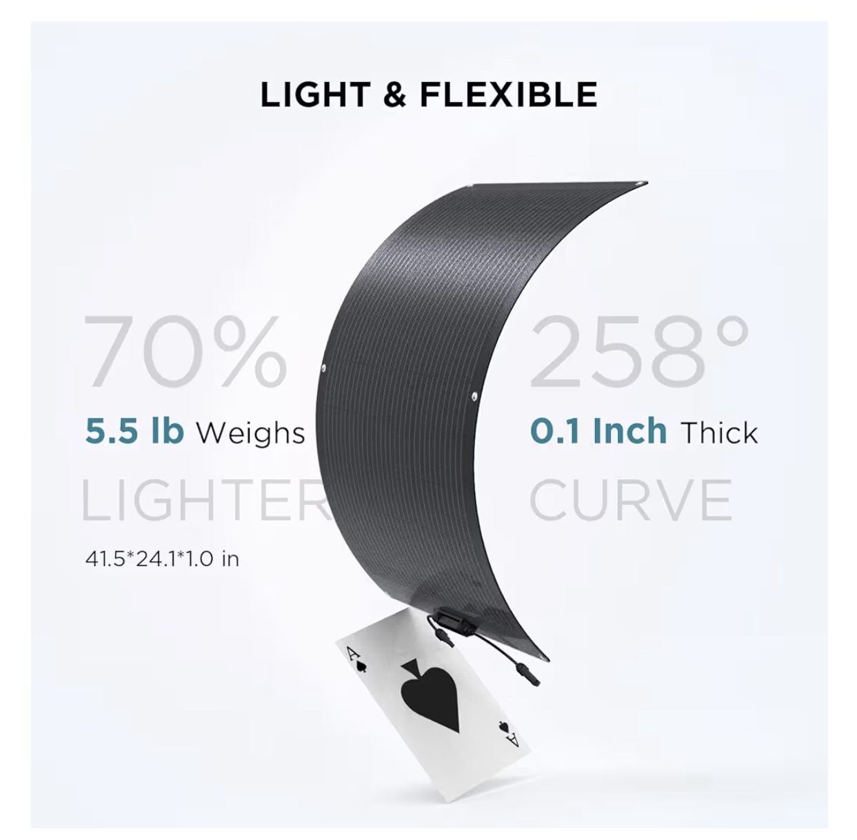 EF ECOFLOW 100W Flexible Solar Panel