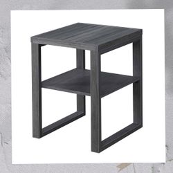Modern High Quality Brand New Charcoal Gray Wooden End Table/Night Stand