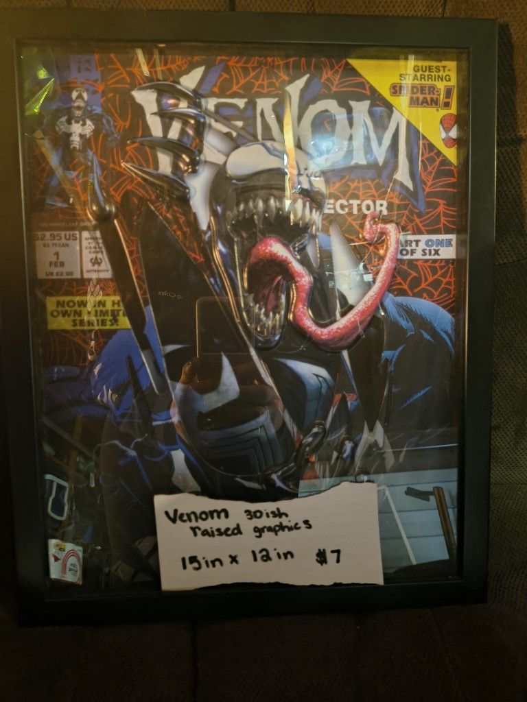 Venom 3D Framed Picture