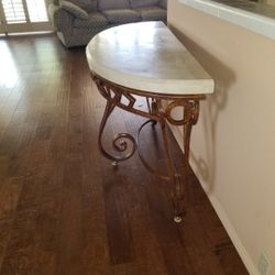 Beautiful Marbel Top End Table $300