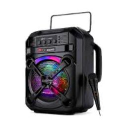 NEW IN BOX ZQS6165 Super High Power Bass multi-media LED speaker/Karaoke machine w/carry handle ZQS6165 Super High Power Bass multi-media LED speaker/