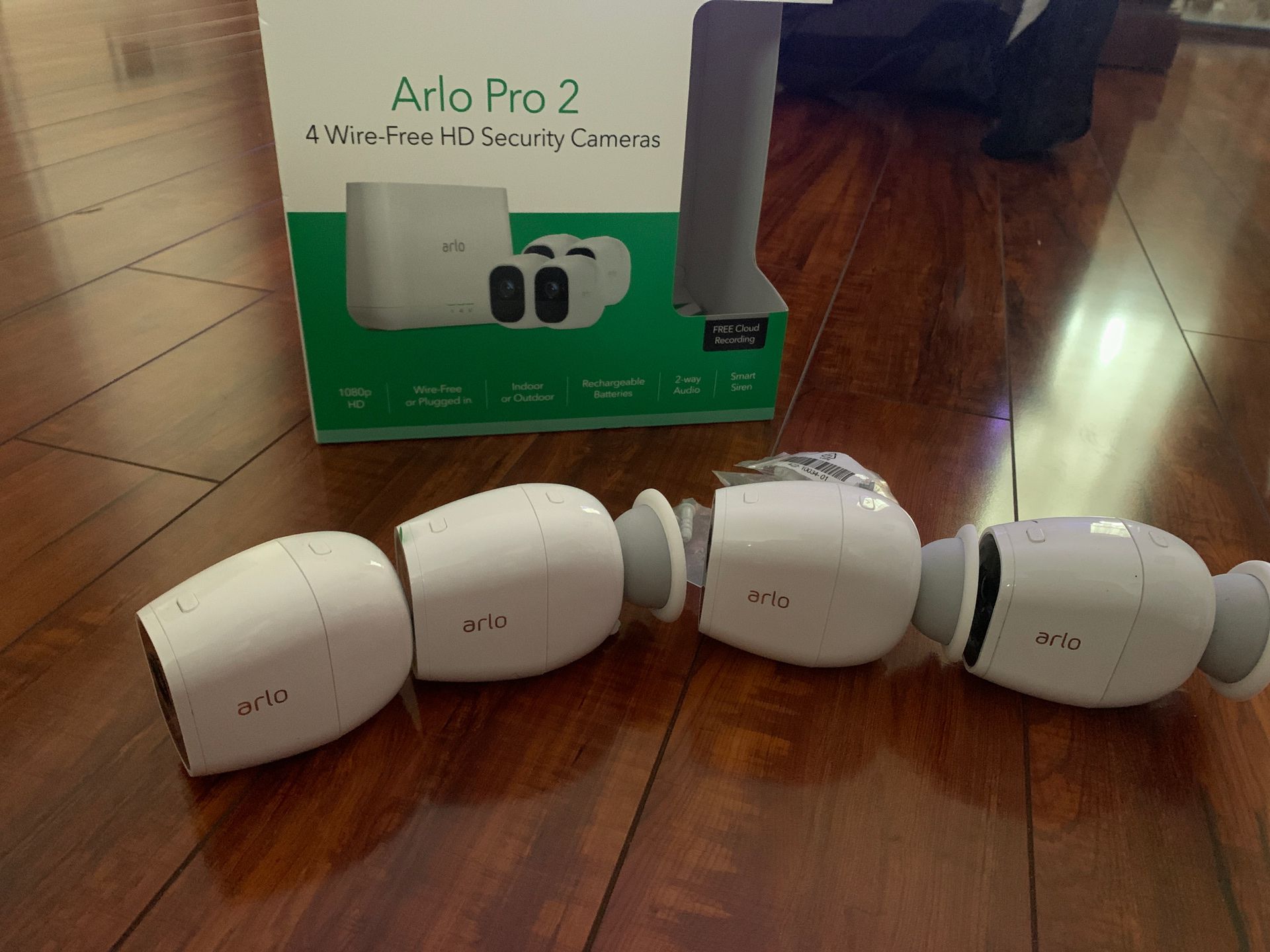 Arlo pro 2 wire-free hd security cameras