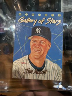 Donruss Gallery of Stars Jim Abbott Baseball Card