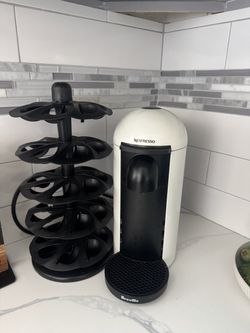 Nespresso VertuoPlus Coffee Machine + Pod Rack – $60