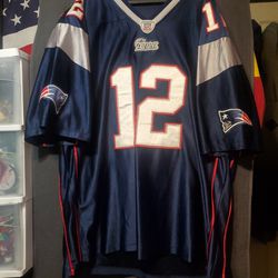 Vintage  Brady #12 New England Patriots Jersey 