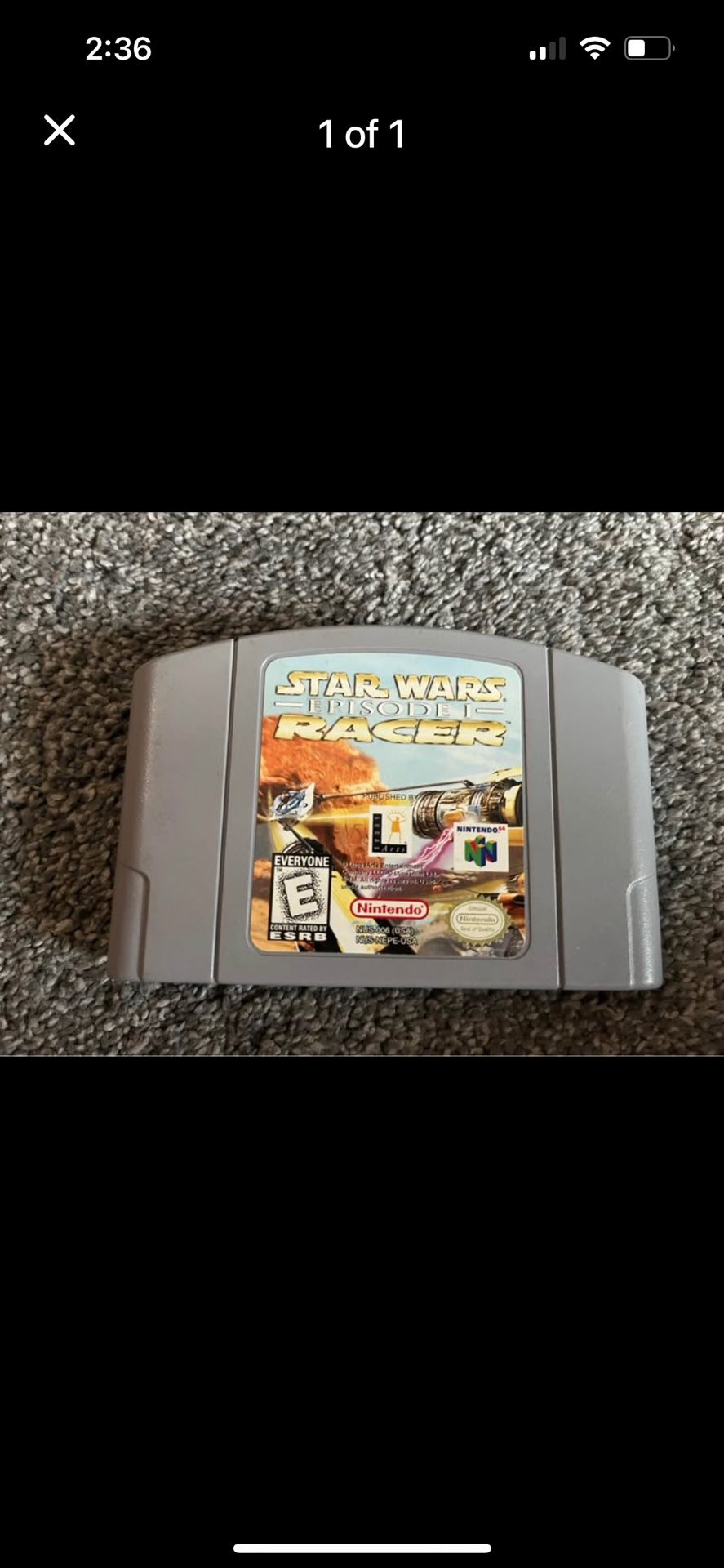 Star Wars Episode Racer N64