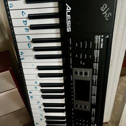 61-key electronic keyboard. 