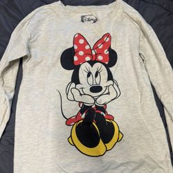 Ivory , Adult Disney Minnie Mouse Sweatshirt , Size S