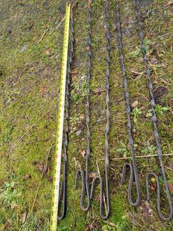 5- rod iron marshmallow sticks