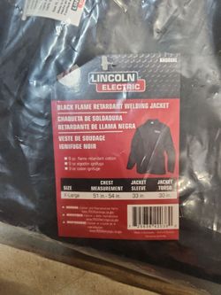 Lincoln Electric Black Flame Retardant Welding Jacket XL