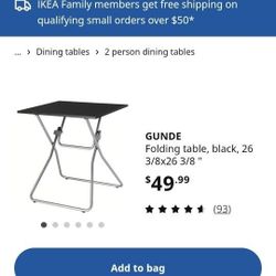 Ikea Folding Table