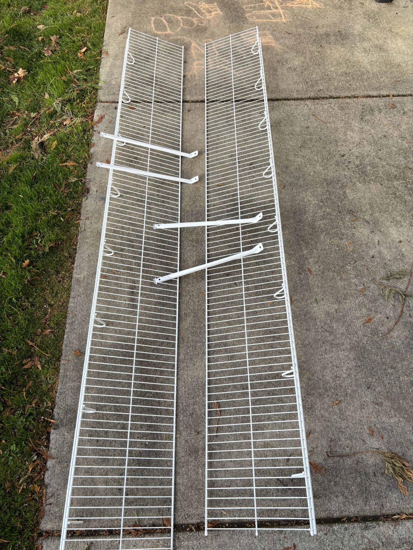 Wire Shelf Closet White