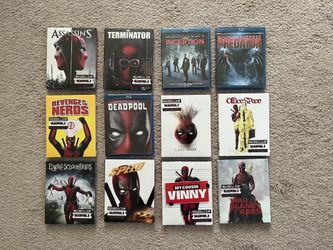 12 Blu Rays 9 Deadpool Special Edition Covers Movies Marvel