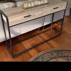 Accent Table, Console, Entryway, Narrow, Sofa, Storage Drawer
