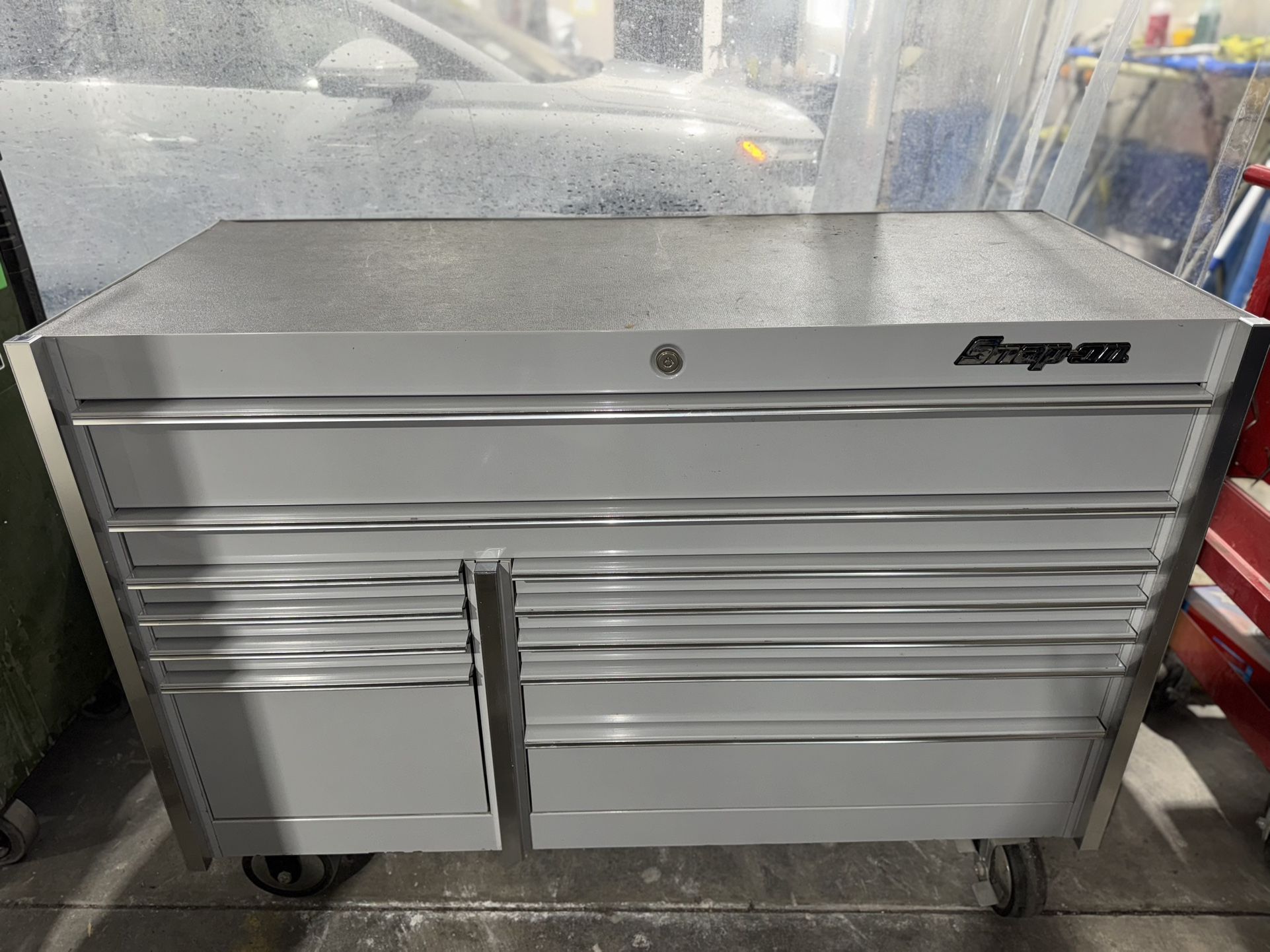54" Double-Bank Roll Cab Gray