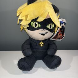 Collectible Kidrobot Super Soft Cat Noir Phunny Plush, 7.5”