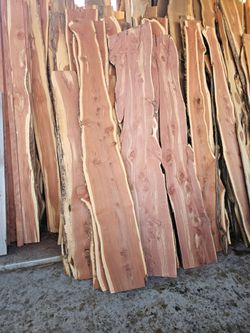 Cedar  slabs