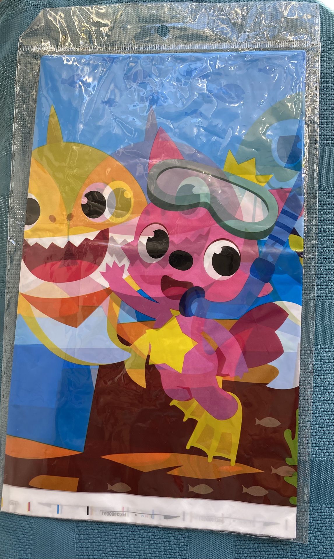 Baby Shark Birthday Party Table Cover