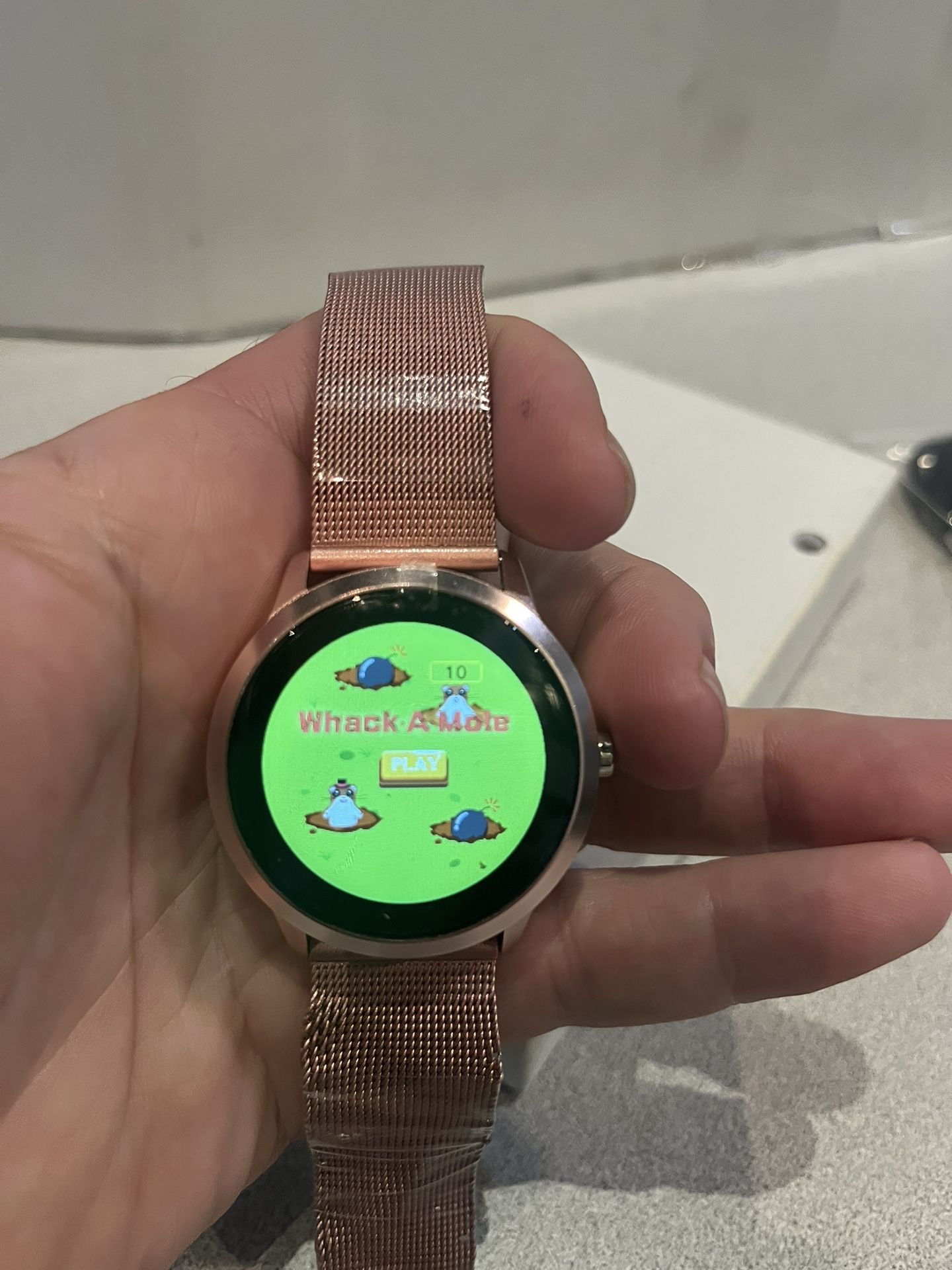 Q8H Ladies smartwatch heart rate fitness-Rose Gold