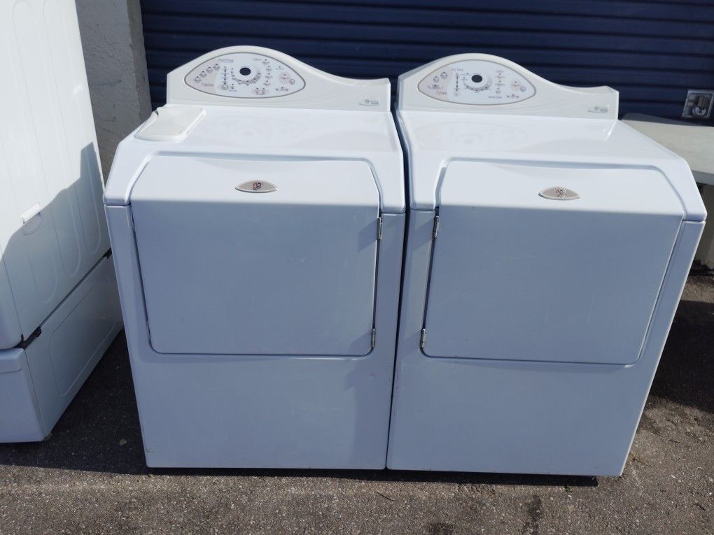 Original Maytag Front Load Style Washer Dryer Set Works Perfect With Warranty