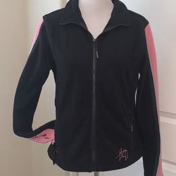 HARLEY-DAVIDSON SIZE MEDIUM FLEECE ZIPPERED JACKET 
