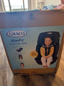 New Graco Slimfit 3-in-1 Convertible Car Seat