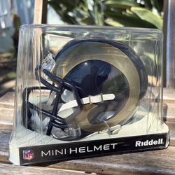 Throwback Rams Riddell Speed Mini Helmet