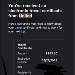 Flight Voucher