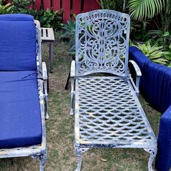 Metal Chaise Lounge Chairs