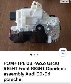 POM+TPE 08 PA6.6 GF30 RIGHT Front RIGHT Doorlock assembly Audi 00-06 porsche