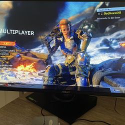 ASUS VG248QG 24" G-SYNC Gaming Monitor 165Hz 1080p 0.5ms Eye Care with DP HDMI DVI,Black