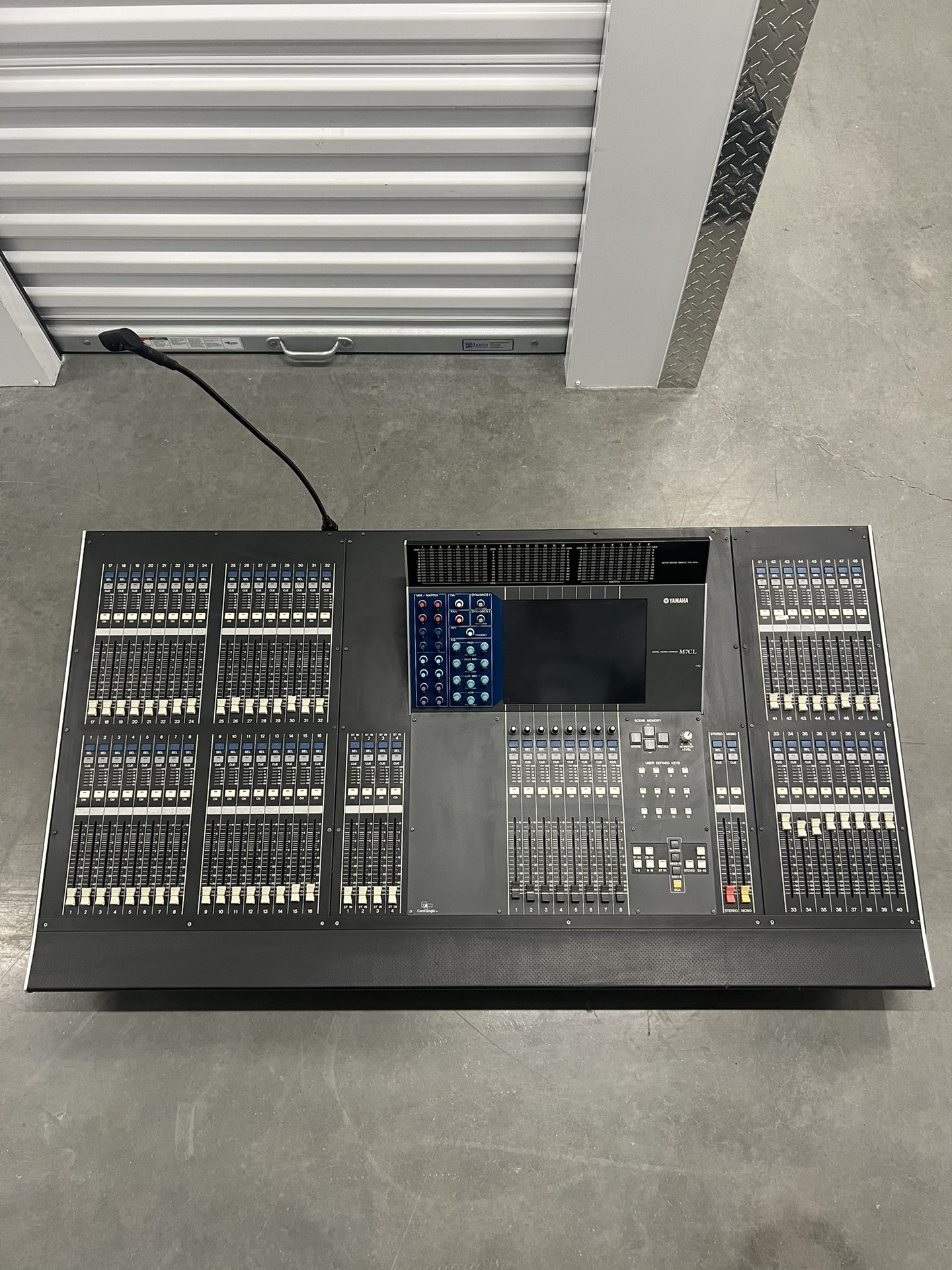 Yamaha M7CL-48 48 Channel Mixer 2010s - Blue